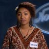 Chute de la candidate Symone Black devant le jury. Séquence diffusée sur la Fox, le 8 février 2012.