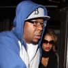 Bobby Brown arrive à Los Angeles le 12 février 2012 après l'hospitalisation de sa fille suite à la mort de Whitney Houston