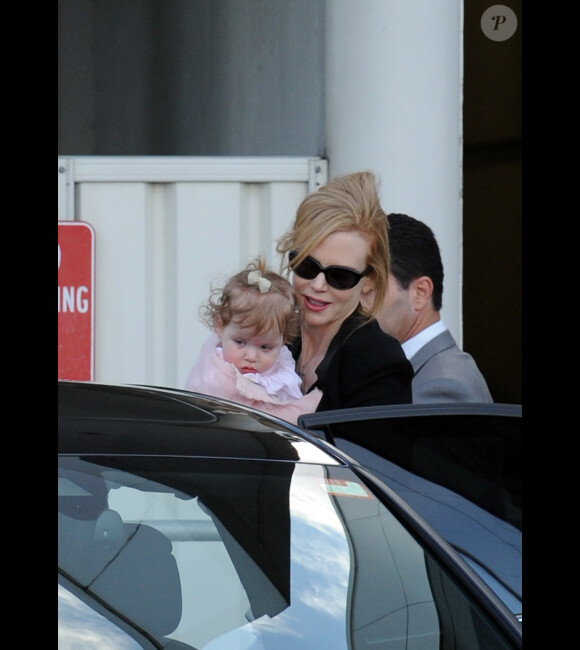 Nicole Kidman et la petite Faith Margaret le 14 février 2012 à Sydney