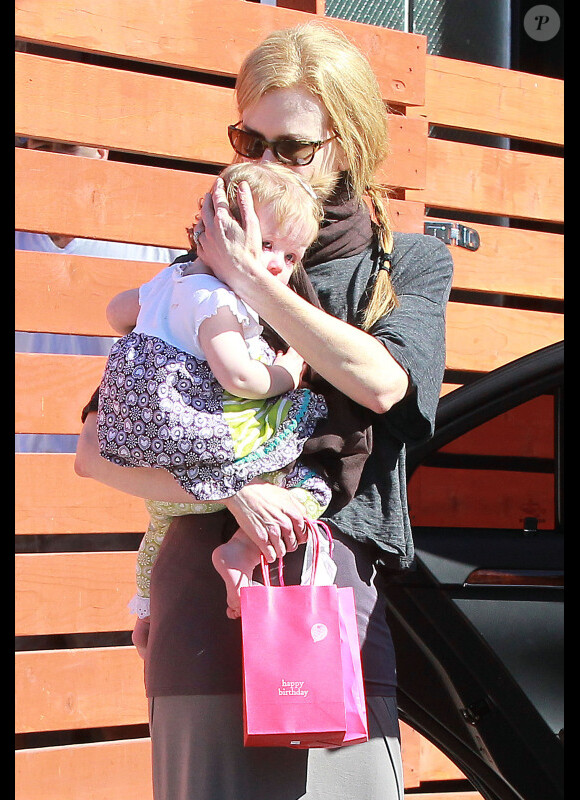 Nicole Kidman et sa fille Faith Margaret le 5 février 2012 à Los Angeles