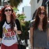 Rumer Willis et sa soeur Tallulah font du shopping a Beverly Hills en juillet 2011