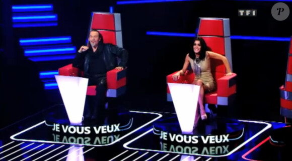 Les jurés Florent Pagny et Jenifer sont sous le charme du talent dans The Voice