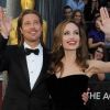 Angelina Jolie et Brad Pitt à la cérémonie des Oscars, le 26 février 2012.