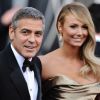 George Clooney et Stacy Keibler à la cérémonie des Oscars, le 26 février 2012.