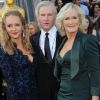 Glenn Close, son mari David Shaw et sa fille Annie Starke à la cérémonie des Oscars, le 26 février 2012.