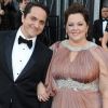 Melissa McCarthy et son mari Bel Falcone à la cérémonie des Oscars le 26 février 2012.