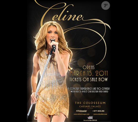 Céline, le nouveau spectacle de Céline Dion à Las Vegas depuis le 15 mars 2011.