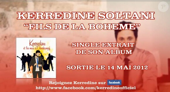 Kerredine Soltani, premier album Kerredine et les mecs d'Oberkampf à paraître en mai 2012.