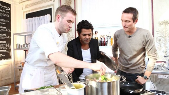 Jamel s'amuse à perturber Julien dans Top Chef le 5 mars 2012 sur M6