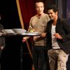Jamel Debbouze goûte les différents couscous dans Top Chef le 5 mars 2012 sur M6