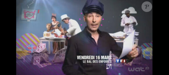 Nicolas Canteloup vous invite à suivre le Bal des Enfoirés, le 16 mars 2012 sur TF1