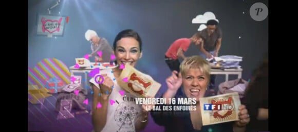 Claire Keim et Mimie Mathy vous invite à suivre le Bal des Enfoirés, le 16 mars 2012 sur TF1