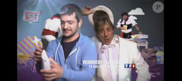 Grégoire et Jean-Louis Aubert vous invitent à suivre le Bal des Enfoirés, le 16 mars 2012 sur TF1