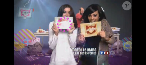 Jenifer et Alizée vous invitent à suivre le Bal des Enfoirés, le 16 mars 2012 sur TF1