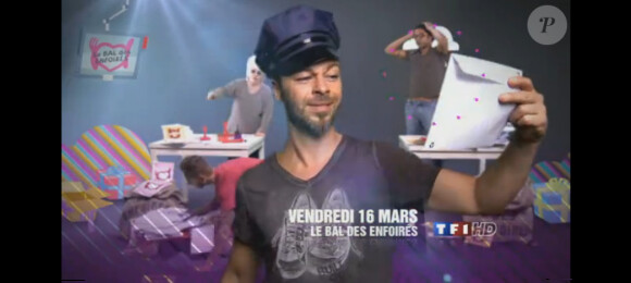 Christophe Maé vous invite à suivre le Bal des Enfoirés, le 16 mars 2012 sur TF1