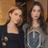 Gaia Repossi et Astrid Berges-Frisbey lors de l'inauguration de la boutique Chanel au 51 avenue Montaigne à Paris.