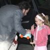 Ben Affleck emmène sa fille Violet à l'école, le 8 mars 2012 à Los Angeles