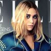 Ashley Olsen porte un manteau Prada en couverture du magazine Elle UK d'avril 2012.