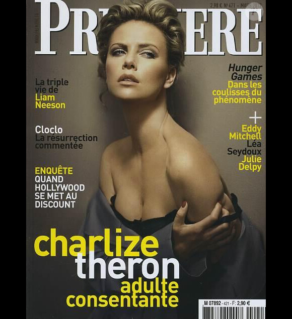Retrouvez l'interview de Charlize Theron dans Première, mars 2012.