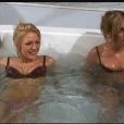 Les filles se sont directement rendues dans le bain à remous, dans les Ch'tis font du ski