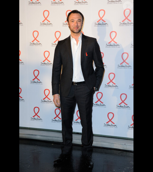 Alexandre Devoise lors de la soirée de lancement du Sidaction 2012, à Paris, le 12 mars 2012