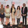 Letizia d'Espagne, très élégante comme toujours, décernait le 13 mars 2012 des prix de littérature jeunesse, au palais royal de Correos, à Madrid.