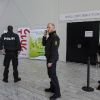 Les services de sécurité ont eu un coup de chaud lors de la conférence de la princesse Mary de Danemark au Bella Center de Copenhague le 14 mars 2012, concernant l'accoutumance aux antibiotiques.