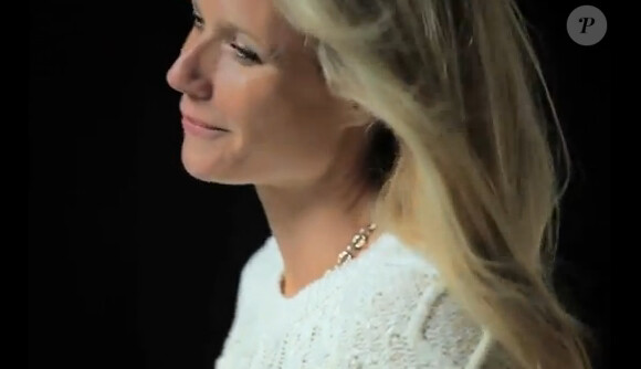 Gwyneth Paltrow à l'occasion du shooting pour Lindex. Capture d'écran.