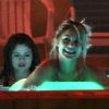 Vanessa Hudgens et Selena Gomez lors du tournage du film Spring Breakers le 14 mars 2012 à St Petersburg en Floride 
