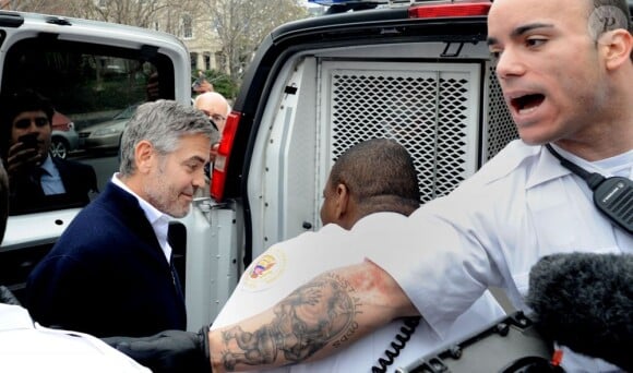 George Clooney, arrêté à Washington le 16 mars 2012
