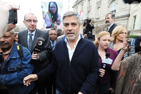 George Clooney à Washington le 16 mars 2012