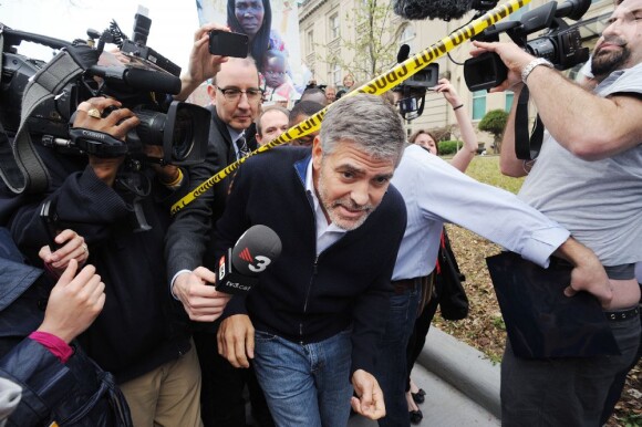 George Clooney à Washington le 16 mars 2012