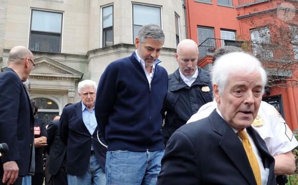George Clooney, arrêté à Washington le 16 mars 2012
