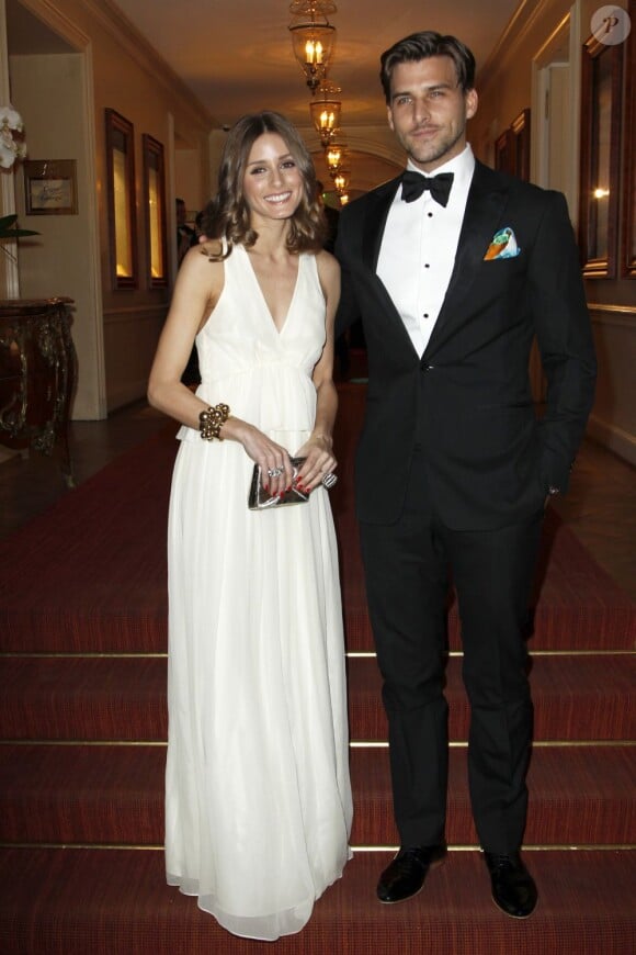 Olivia Palermo et Johannes Huebl, couple glamour de la soirée lors des Gala Spa Awards 2012 à Baden-Baden. Le 17 mars 2012.