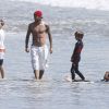 David Beckham à Malibu avec ses fils en août 2011 : la Californie a vraiment des bons côtés.