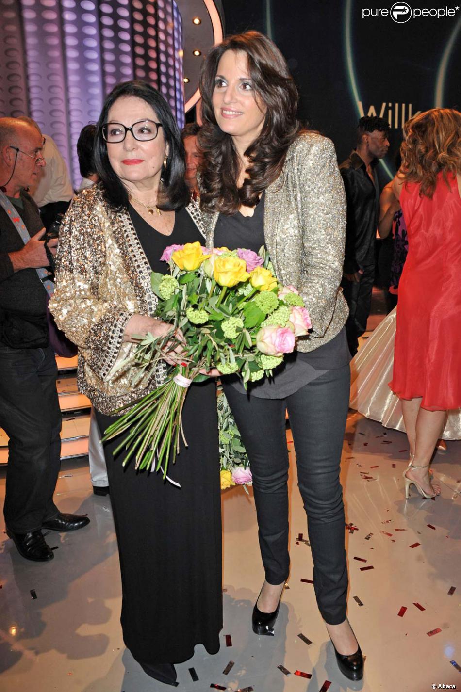 Qui Est La Sœur De Nana Mouskouri Nana Mouskouri et sa fille Lenou complices sur le plateau de l'émission