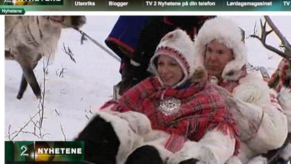 Albert et Charlene de Monaco en Laponie : Traîneau à rennes, lancer de lasso...