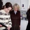 En visite sur le tournage de la série danoise The Killing, le 27 mars 2012 à Lynge, Camille Parker Bowles a été très intriguée par le pistolet factice de l'héroïne de la fiction, Sofie Grabol, et l'a manié, devant une princesse Mary (faussement) terrorisée !