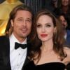 Angelina Jolie et Brad Pitt le 26 février 2012 à Los Angeles