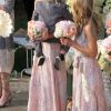 Jessica Simpson en demoiselle d'honneur lors du mariage de son assistante Lauren, à Los Angeles, le dimanche 25 mars 2012.