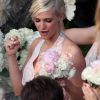 Ashlee Simpson lors du mariage de son assistante Lauren, l'assistante de Jessica, à Los Angeles, le dimanche 25 mars 2012.