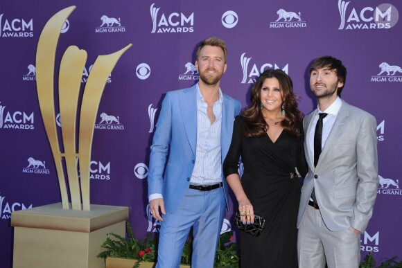 Lady Antebellum lors de la 47e cérémonie des American of Country Music (ACM) Awards, qui s'est déroulée le 1er avril 2012 au MGM Grand Garden Arena de Las Vegas.