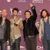 Eli Young Band lors de la 47e cérémonie des American of Country Music (ACM) Awards, qui s'est déroulée le 1er avril 2012 au MGM Grand Garden Arena de Las Vegas.