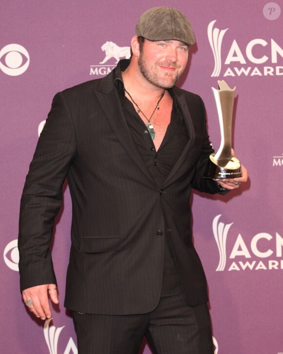 Lee Brice lors de la 47e cérémonie des American of Country Music (ACM) Awards, qui s'est déroulée le 1er avril 2012 au MGM Grand Garden Arena de Las Vegas.