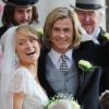 Chris Hemsworth et Olivia Wilde ur le tournage de Rush de Ron Howard, un biopic des pilotes Niki Lauda et James Hunt, le 2 avril 2012 à Londres.