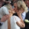 Chris Hemsworth et Olivia Wilde se marient sur le tournage de Rush, le 2 avril 2012 à Londres.