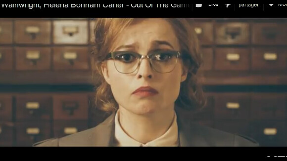 Helena Bonham Carter : Bibliothécaire 'Out of the game' pour Rufus Wainwright