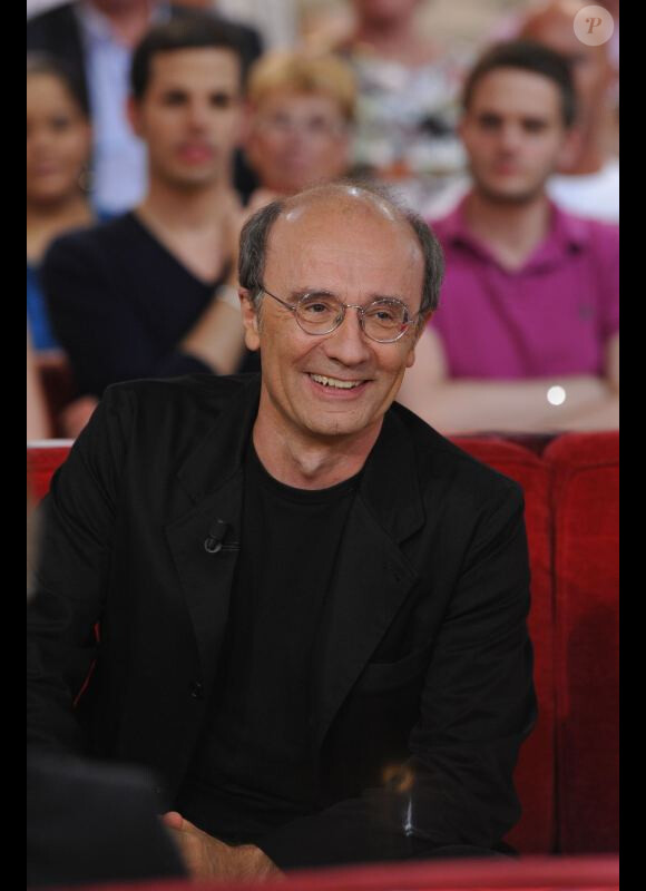 Philippe Geluck le 7 septembre 2011 sur le plateau d'enregistrement de Vivement Dimanche