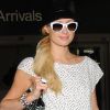 Paris Hilton à l'aéroport de Los Angeles. Le 4 avril 2012.