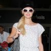 Paris Hilton arrive à Los Angeles après un séjour à Sydney. Le 4 avril 2012.